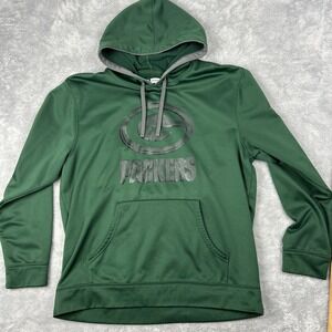 NFL Green Bay Packers Men's Large Hoodie Hooded Sweatshirt Green